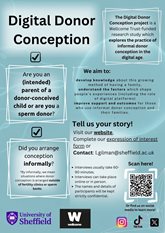 The Digital Donor Conception project would love to talk to you!