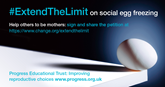 #ExtendTheLimit for social egg freezing – give women reproductive choice